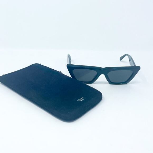 Celine Black CL41468/S Edge Cat Eye Sunglasses - Picture 6 of 13